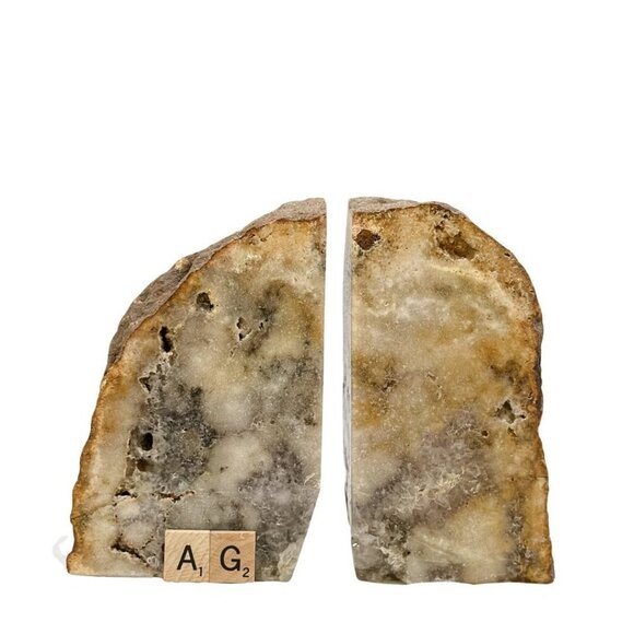 Pink Amethyst, Crystal Bookends, from Patagonia, Argentina, Geode Accents (AG) - Picture 7 of 8